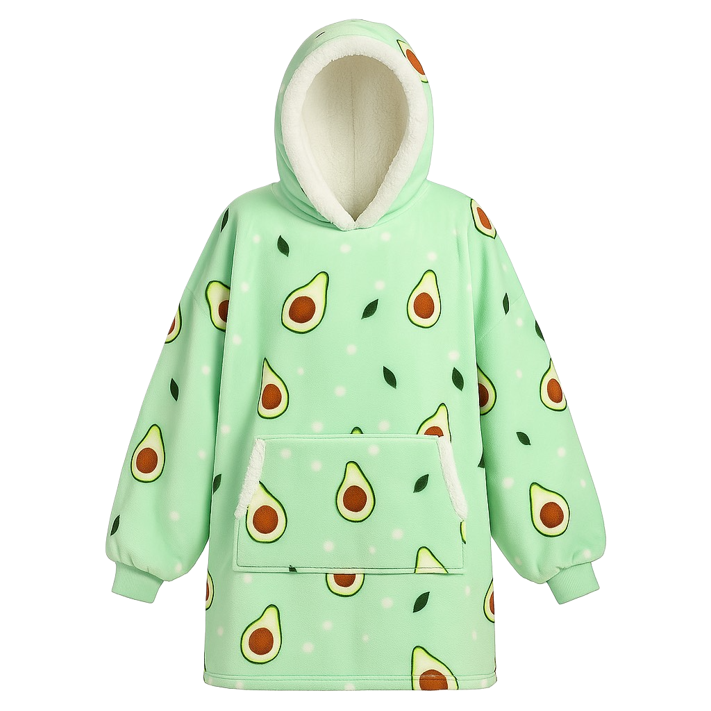 SKYN | COUVERTURE SWEAT À CAPUCHE AVOCAT ULTRA DOUCE